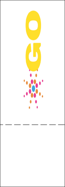 Sports Stripes QR Event Ticket Product Back