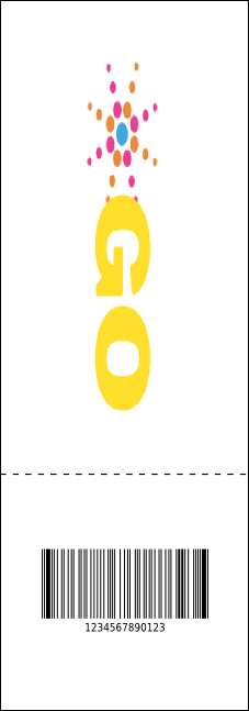 Wheat QR Event Ticket Product Back