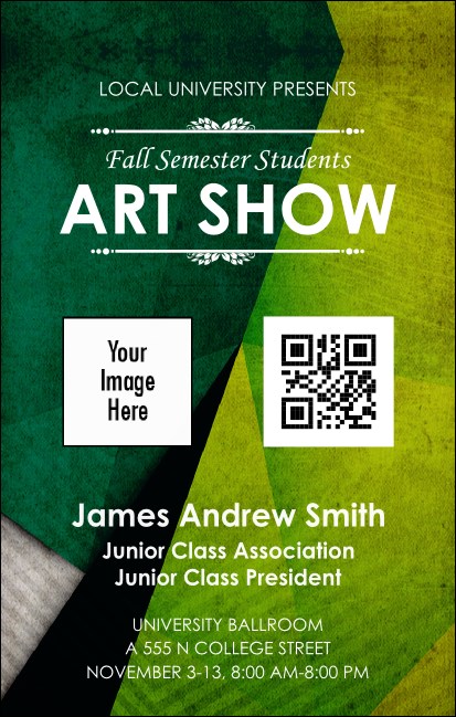 Abstract VIP Event Badge Medium Product Front