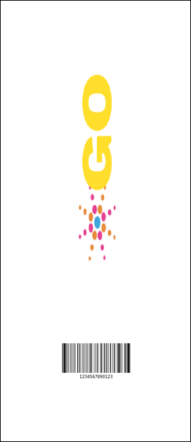 Abstract Lights VIP Event Badge Large Product Back