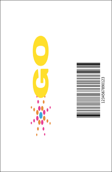 Abstract Lights VIP Event Badge Small Product Back