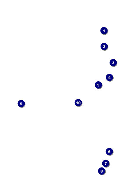 All Purpose Clouds VIP Event Badge Medium Front Field Markers