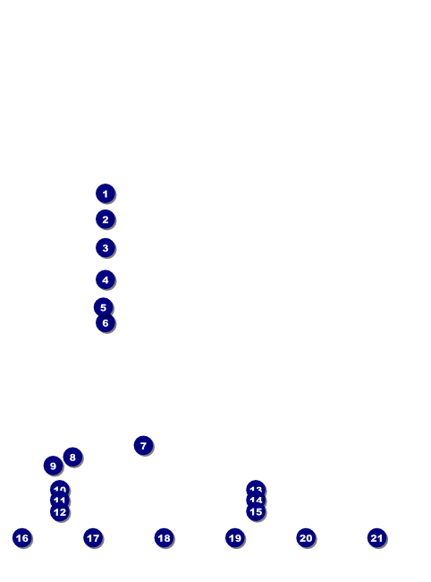 Birthday Party Geometric Logo Flyer Front Field Markers