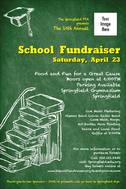 Education Chalk Board Poster Product Front