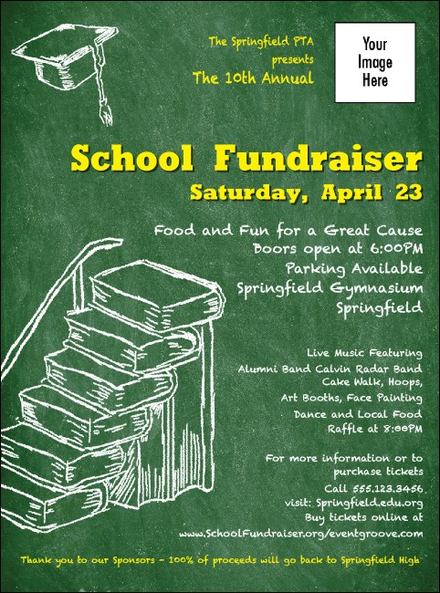 Education Chalk Board Flyer