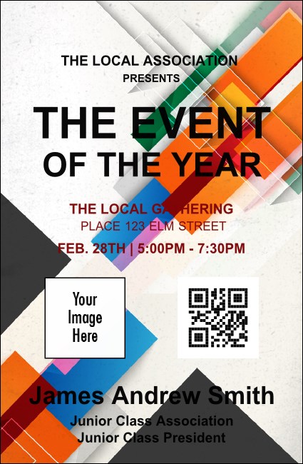 All Purpose Angle VIP Event Badge Small