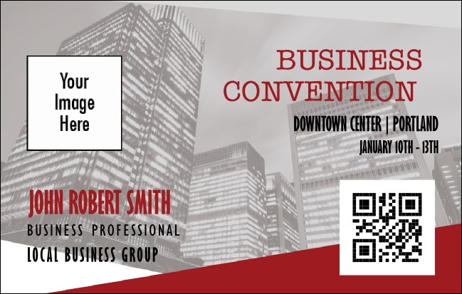 All Purpose Grey Buildings VIP Event Badge Medium Product Front