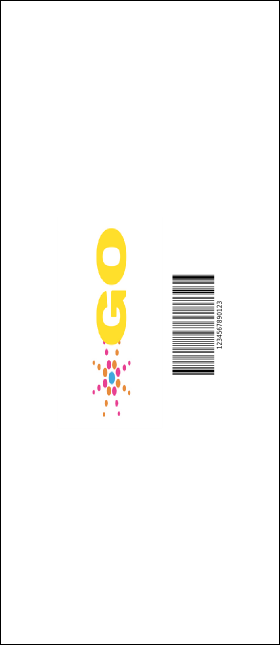 All Purpose Hex VIP Event Badge Large Product Back