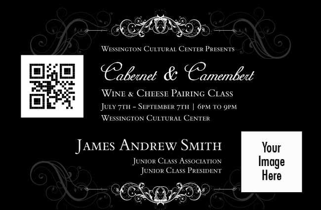 Black Tie Gala 2 VIP Event Badge Small Product Front