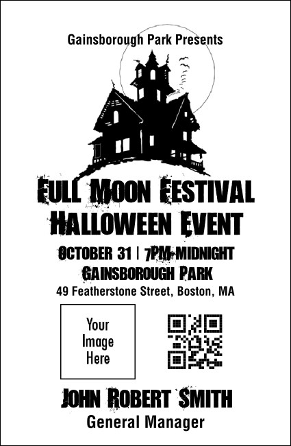 Haunted House VIP Event Badge Small