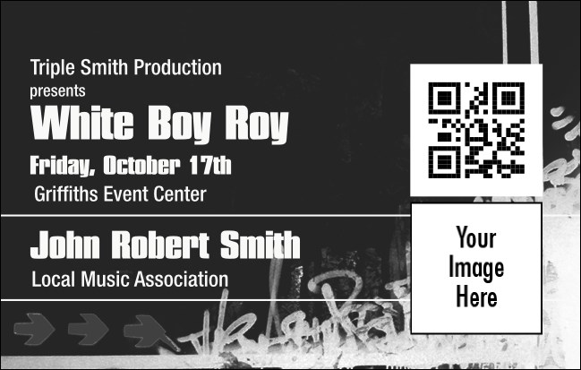 Hip Hop BW VIP Event Badge Medium