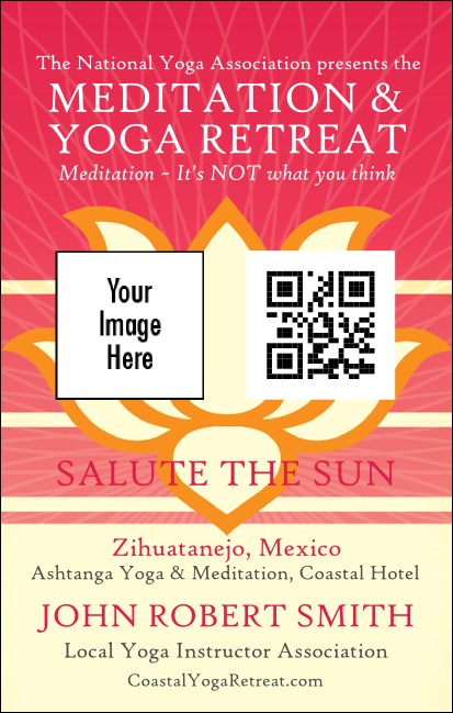 Lotus Flower VIP Event Badge Medium