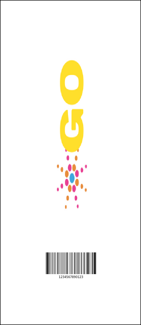 Nature Series - Green Leaves VIP Event Badge Large Product Back