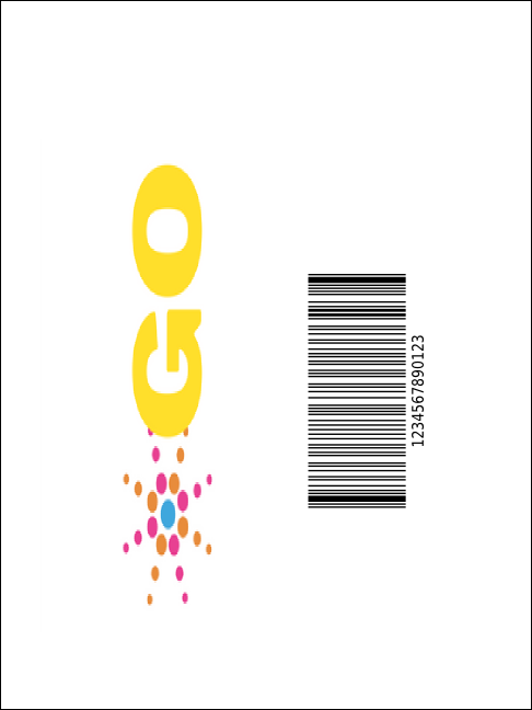 Retro Colors Economy Event Badge Product Back