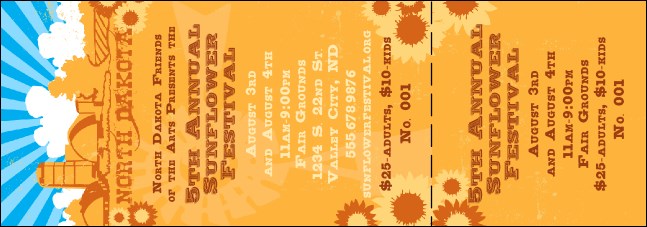 North Dakota General Admission Ticket Product Front