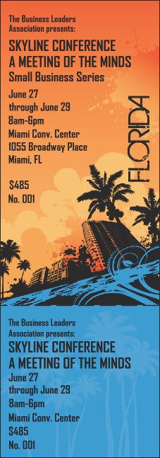 Florida General Admission Ticket Product Front