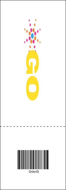 Hanukkah Abstract Event Ticket Product Back