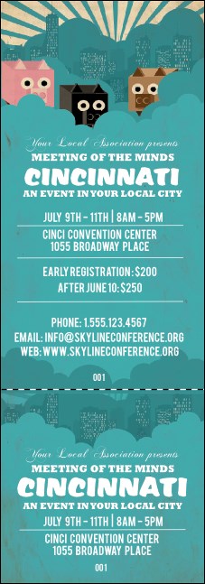 Cincinnati Event Ticket Product Front