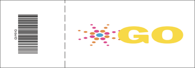 Hip Hop Green Event Ticket Product Back