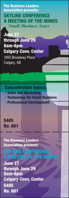Calgary Event Ticket Product Front