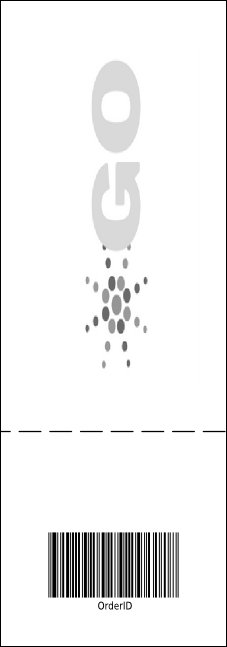 Dallas General Admission Ticket (Black and White) Product Back