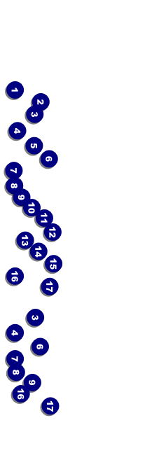 Rugby Event Ticket Front Field Markers