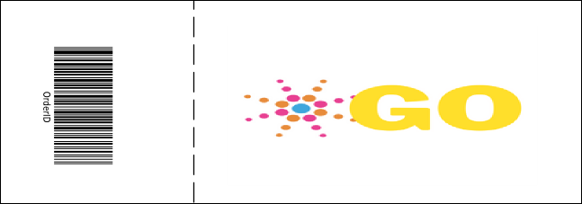 Pink Two-Tone General Admission Ticket Product Back