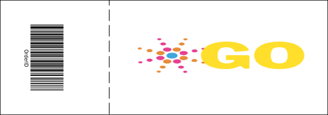 Khaki Landscape General Admission Ticket Product Back