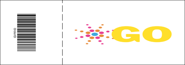 Christmas Bells General Admission Ticket with full bleed Product Back