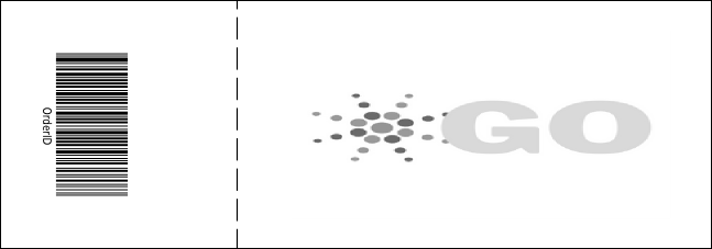 Los Angeles General Admission with stub (Black and white) Product Back