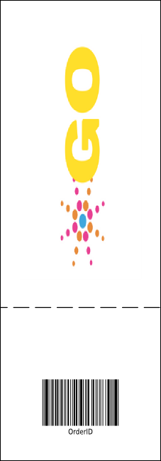 Polka Dot Cash Prize Raffle Ticket Product Back