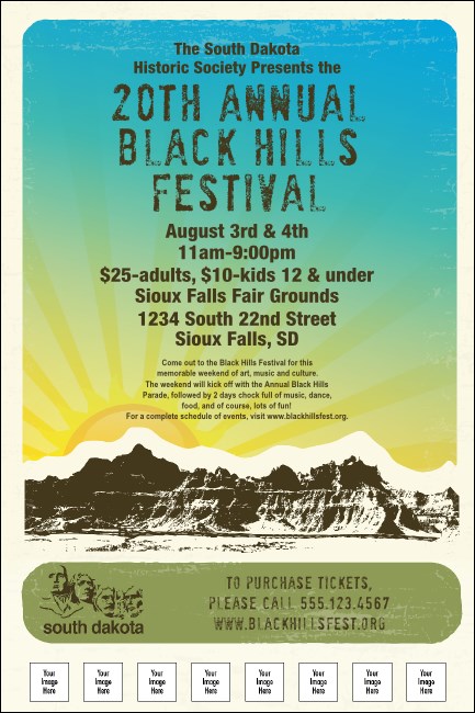 South Dakota Poster Product Front