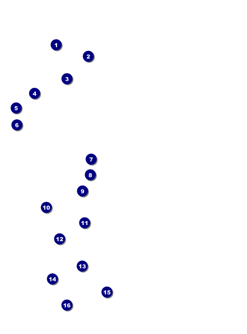 Red, White and Blue Stars Flyer 002 Front Field Markers