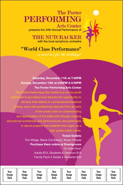 Dance Circles Logo Poster Product Front