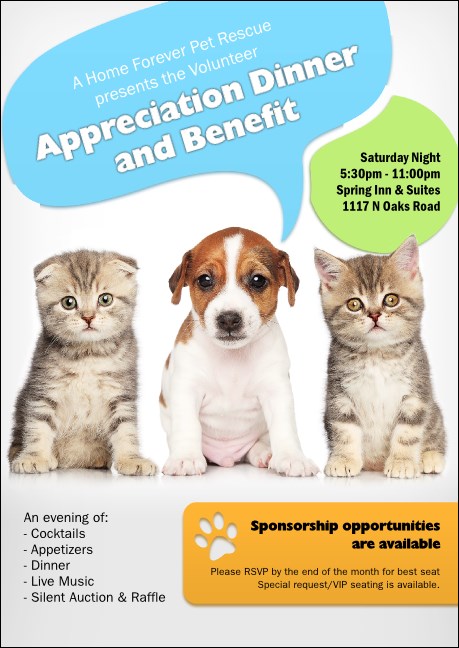 Animal Rescue Postcard Product Front