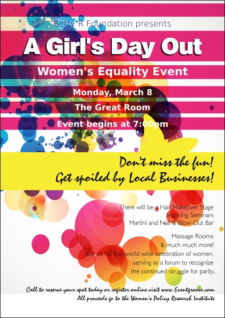 Women's Expo Abstract Postcard Product Front