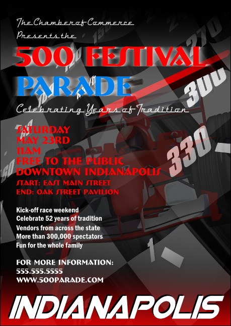 Indianapolis Postcard Product Front