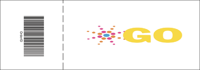 California Raffle Ticket (Gray and Blue) Product Back