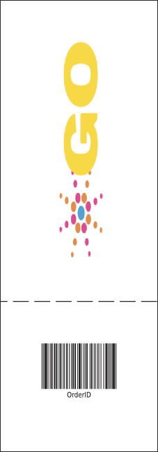 Green Gift Raffle Ticket Product Back