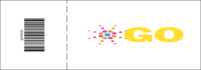 Hip Hop Graffiti Raffle Ticket Product Back