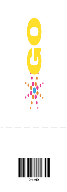 Versus Black Raffle Ticket Product Back