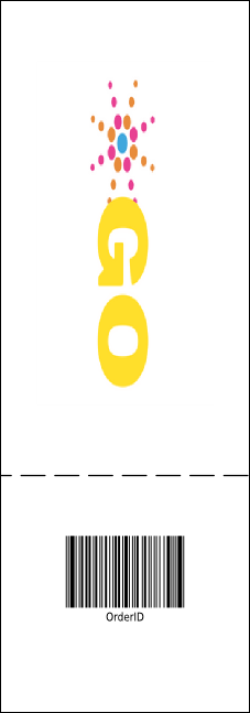 Stage Lights Raffle Ticket Product Back