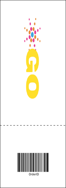 Basketball Court Raffle Ticket Product Back