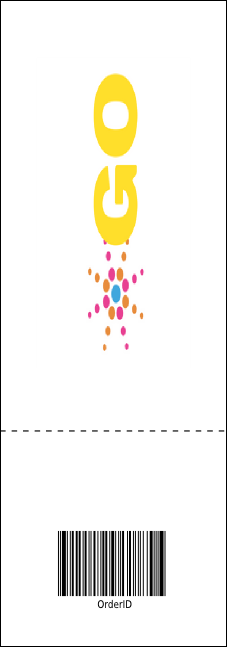 Fourth of July Freedom Blue Raffle Ticket Product Back