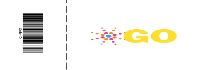 Gun-Themed Raffle Ticket Product Back