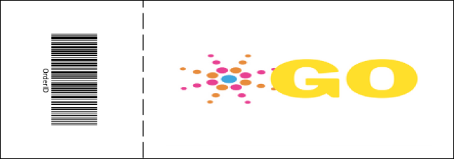 Christmas Reindeer Raffle Ticket 001 Product Back