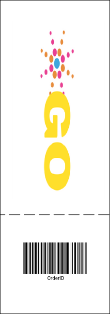 Christmas Angel Raffle Ticket 001 Product Back