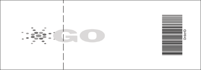 Black and White New Year's Raffle Ticket 001 Product Back