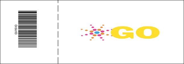 Color Logo Raffle Ticket 002 Product Back