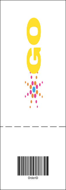 Your Image Raffle Ticket 001 Product Back